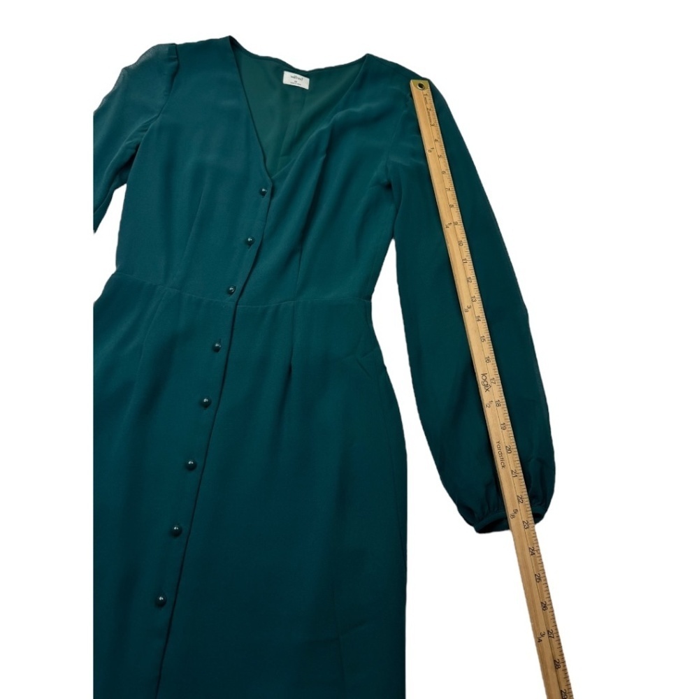 Wilfred by Aritzia V-Neck Button Front Mini Dress - Picture 10 of 12
